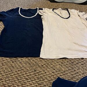 Nautica pajama shirts, come as the pair